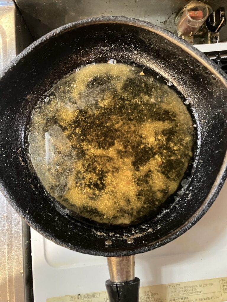 揚げ物後の油